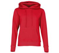 Fruit of the Loom Women's Lady-fit Hooded Sweat Hoodie, red, S