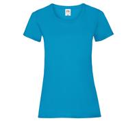 Fruit of the Loom Women's Lady Fit T-Shirt in Dark Blue | Size: Medium Fruit Of The Loom Dark Blue M