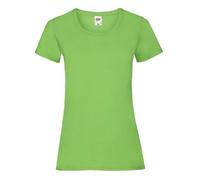 Fruit of the Loom Women's Lady-Fit Valueweight Short Sleeve T-Shirt in Lime | Size: 2XL Fruit Of The Loom Lime 2XL