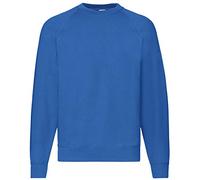 Fruit of the Loom Women's Men's Long Sleeve Sweat Jacket - blue - M