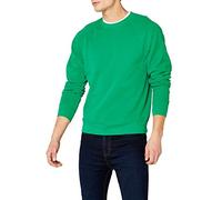 Fruit of the Loom Women's Men's Long Sleeve Sweat Jacket - green - XX-Large