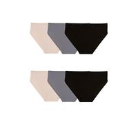 Fruit of the Loom Women's Microfiber Underwear, Lightweight & Sl vailable in Plus Size, Bikini - 6 Pack - Colors May Vary, 8