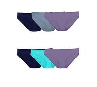 Fruit of the Loom Women's Microfiber Underwear, Lightweight & Sleek, Available in Plus Size, Bikini - 6 Pack - Colors May Vary, 8