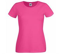 Fruit of the Loom Women's Original T. T-Shirt, Fuchsia, 18 (Manufacturer Size:XX-Large)