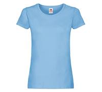 Fruit of the Loom Women's Original T. T-Shirt, Sky, 16 (Manufacturer Size:X-Large)