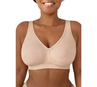 Fruit of the Loom womens Plus Size Wireless cotton Full coverage Bra Sand 46c US