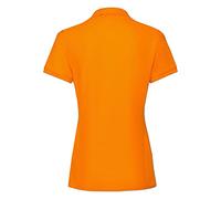 (2XL, Orange) Fruit Of The Loom Ladies Lady-Fit Premium Short Sleeve Polo Shirt
