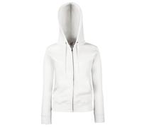 Fruit of the Loom Women's premium 70/30 hooded sweatshirt jacket 62-118-0 - Doub