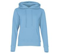Fruit of the Loom Women's Pull-over Classic Hooded Sweatshirt Clasic, Blue (Sky Blue), XS UK