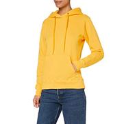 Fruit of the Loom Women's Pull-over Classic Hooded Sweatshirt Clasic, Yellow (Sunflower Yellow), S UK