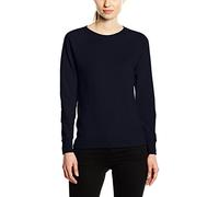 FRUIT OF THE LOOM Women's Raglan Lightweight Sweater, Deep Navy, XXL UK