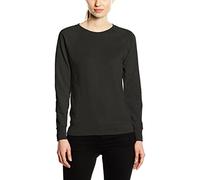 FRUIT OF THE LOOM Women's Raglan Lightweight Sweater, Light Graphite, XS UK