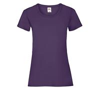 Fruit of the Loom Women's Short Sleeve T-Shirt - Purple - Purple - X-Large