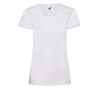 Fruit of the Loom Women's Short Sleeve T-Shirt - White - White - Small