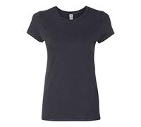 Fruit Of The Loom Womens Sofspun Junior Fit T-Shirt, JZSFJR, L, J Navy