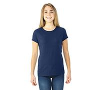 Fruit Of The Loom Womens Sofspun Junior Fit T-Shirt, M, J Navy
