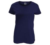 Fruit of the Loom Women's T-Shirt, Dark Navy Blue, M