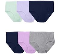 Fruit of the Loom Women's Underwear with 360° Stretch (Regular & Plus, Plus Size Brief-Comfort Cotton-6 Pack, 11