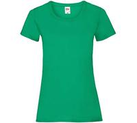 Fruit of the Loom Women's Valueweight Short Sleeve T-Shirt, Kelly Green, 12 (Manufacturer Size:Medium)
