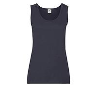 FRUIT OF THE LOOM Women's Valueweight Vest, Deep Navy, XL UK
