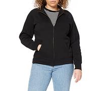 Fruit of the Loom Women's Zip front Premium Sweater, Black, 12 (Manufacturer Size:Medium)