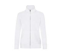 Fruit Of The Loom Womens Zip Up Two Pouch Pocket Jacket Ladies Zipped Jumper