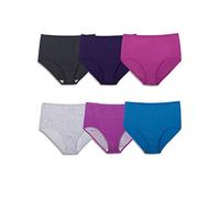 Fruit of the Loom womens6DCCCB1Fruit of The Loom Women's 6 Pack Comfort Covered Cotton Brief Panties Briefs - Multi - 14