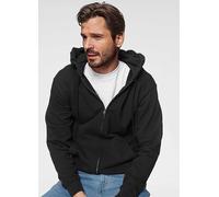 Fruit of the Loom Zip Through Hoodie Black
