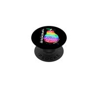 Fruit Of The Spirit Fun Christian Bible Verse Rainbow Pear PopSockets Adhesive PopGrip