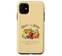 Fruit of the Spirit Galatians 5:22-23 Bible Verse Case for iPhone 11