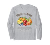 Fruit of The Spirit Galatians 5:22-23 Bible Verse Long Sleeve T-Shirt