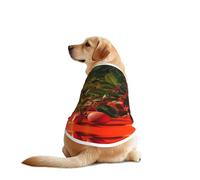 Fruit on The windowsill Dog Shirt Vest Dog Clothes- Breathable Cooling for Big Dogs, Sun Protection Comfort Wear for Golden Retriever, Husky, Alaska Outdoor Activities 3X-Large