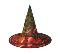 Fruit on the windowsill Halloween Witches Hats Witch Headbands Wizard Hat Costume Accessories Cosplay for Party Masquerade Foldable 3 PCS