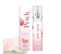 Fruit Oral Breath Spray,Dry Mouth Flavoured Spray,Breath Freshener Spray,Refreshing and Moisturizing,Fresh Breath Mouthwash,Bad Breath Treatment for Adults,Effective Oral Care Spray,Peach Flavor