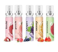 Fruit Oral Breath Spray,Portable Moisturizing Fruit Flavor Oral Breath Spray,Fresh Breath Spray Fruit,Fruit Bad Breath Treatment,Fruit Spray for Bad Breath,Mouth Freshener,5PC