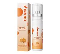 Fruit Oral Breath Spray,Pro-Biotic Oral Spray,Breath Freshener Spray,Oral Care Spray,Long-Lasting Mouth Freshener,Mouth Spray for Bad Breath,Breath Fresheners for Adults,Dry Mouth Spray,Orange