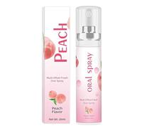 Fruit Oral Breath Spray,Pro-Biotic Oral Spray,Breath Freshener Spray,Oral Care Spray,Long-Lasting Mouth Freshener,Mouth Spray for Bad Breath,Breath Fresheners for Adults,Dry Mouth Spray,Peach