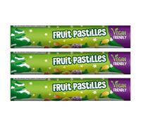 Fruit Pastilles Sweets Giant Tube 115g x3