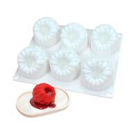 Fruit Pastry Molds 6 Cavity Raspberry Non-Stick Recreates The Au Decoration