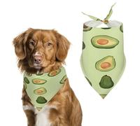 Fruit Pattern Dog Bandanas Cute Soft Cotton Puppy Scarves Washable Daily Summer Durable Triangle Reversible Bibs Suitable for Small Medium Large Dogs and Cats