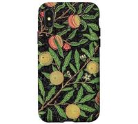 Fruit Pattern William Morris Art Nouveau Pomegranate Lemon Case for iPhone X/XS