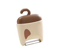 Fruit Peeler Multifunctional Hand Scraper | Vegetable Peeler for the Kitchen with Brush for Potato Cucumber Carrot Pear Kitchen Cooking Outdoor and Camping