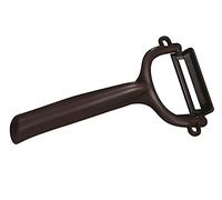 Fruit Peeler Unique Ceramic Peeler Black and Thick Handle for Potato, Carrot, Apple, Citrus -Y Type