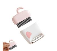 Fruit Peeler Versatile Cleaning Scraper Fruit Peeler with Cleaning Brush for Household Cooking Camping Outdoor Travel for Potatoes Cucumbers Carrots