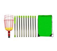 Fruit Picker Pole - Fruit Harvesting Pole, Telescoping Fruit Picker Tool, 1.6/2.4/3.2/4 Meter Fruit Plucking Stick | Lightweight Fruit Picking Extension, Orchard Fruit Gatherer, Fruit Grabber Pole