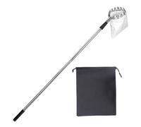 Fruit Picker Pole Telescopic Fruit Picker Pole Rustproof Stainless Steel Adjustable Grabber Reacher Tool Fruit Catcher for Acorn Lemon Pear Mango Tree Picking