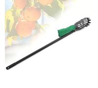 Fruit Picker Pole with Basket - Lightweight Telescoping Fruit Grabber for Apples, Apricots, Pears, Oranges, and Mangoes