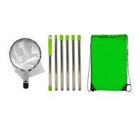 Fruit Picker with Telescopic Handle 2-4meters and Cotton Bag - Long Reach Harvesting Tool for Picking Apples, Pears, Cherries from High Branches for Garden Use, Orchard Work, Home Fruit Harve