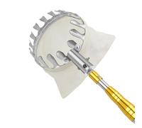 Fruit Picker with Telescopic Handle, Stainless Steel Telescopic Fruit Picker Tool with Storage Bag, Extendable Fruit Grabber for Pear Lemon Orange Apricot Plums Cherry Tree Picker