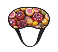 Fruit Picture-Standard Sleep Masks Silky Eye Cover Soft Satin Blindfold Elastic Strap Night Eye Shade for Women Men